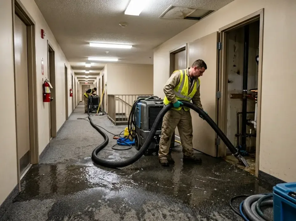 multi-unit-apartment-hallway-f-005 — frequently asked questions, Emergency Burst Pipe Water Extraction & Removal in Imperial…
